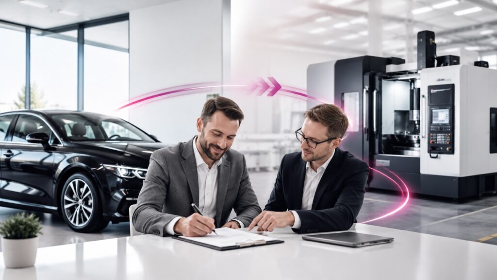 Leasing zwrotny samochodu i maszyny w firmie