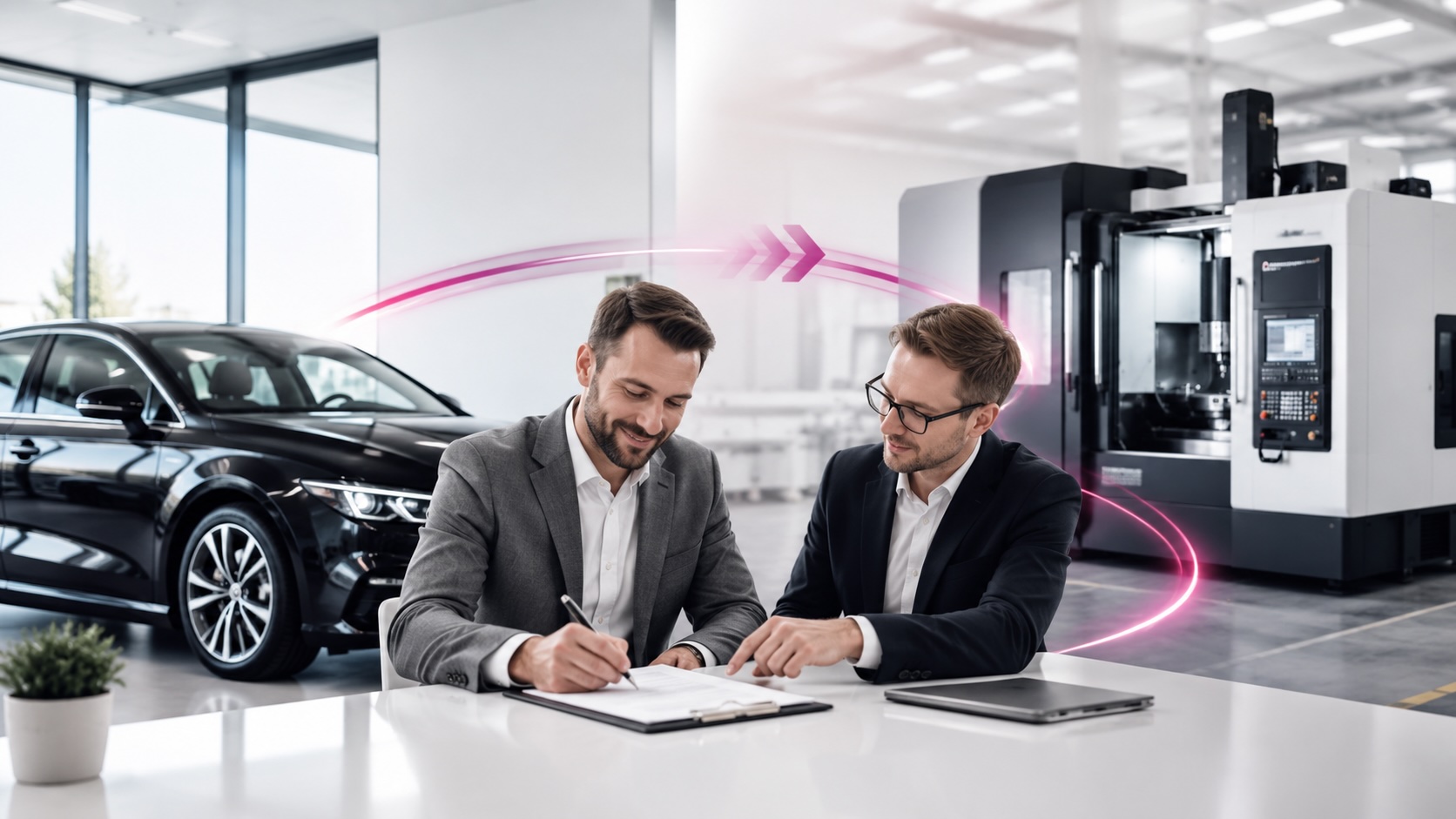 Leasing zwrotny samochodu i maszyny w firmie